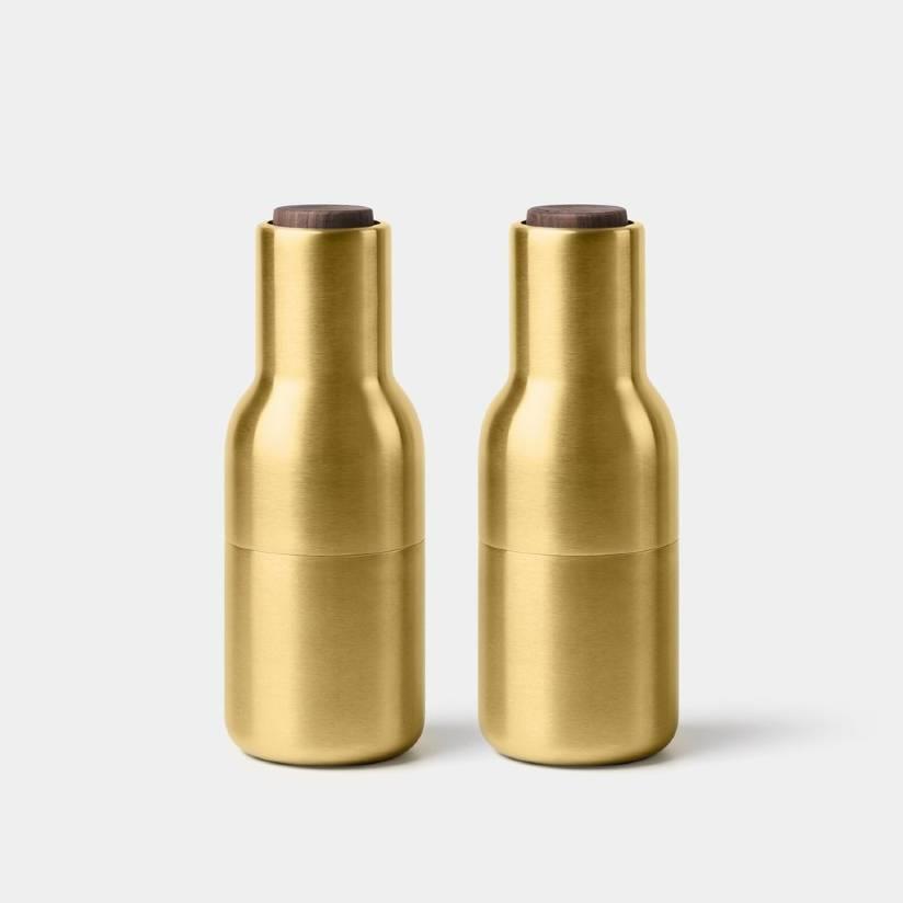 Bottle Grinder Brushed Brass | E-mærket Shop |
